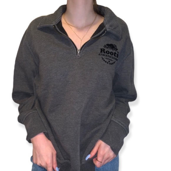 Quarter Zip Roots Sweater - Picture 1 of 5